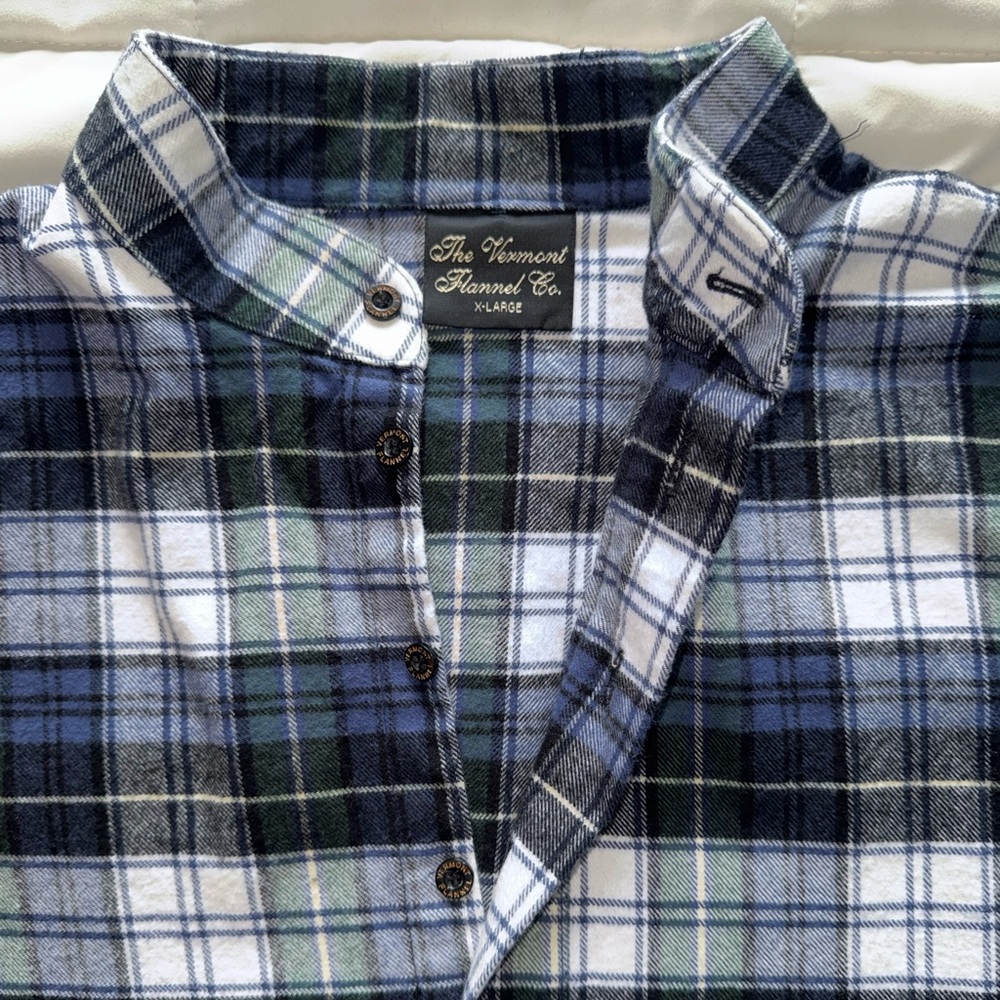 Vernon Flannel Co Henley Shirt Size XL